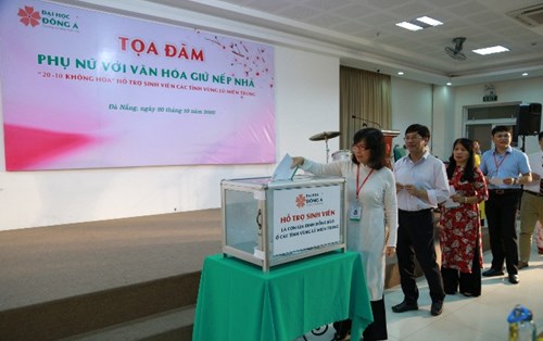 Đại học Đông Á phát động “20/10 không hoa”, hỗ trợ SV các tỉnh vùng lũ miền Trung
