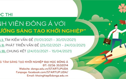 [THÔNG BÁO] Kế hoạch triển khai cuộc Thi Ý Tưởng Sáng Tạo Khởi Nghiệp