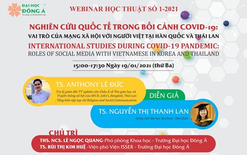 WEBINAR HỌC THUẬT SỐ 1-2021 